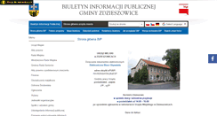 Desktop Screenshot of bip.zdzieszowice.pl